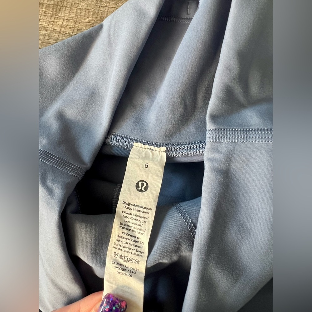 Lululemon Wunder Train High-Rise Tight 25" Water Drop 6 Gym Yoga - Picture 6 of 7